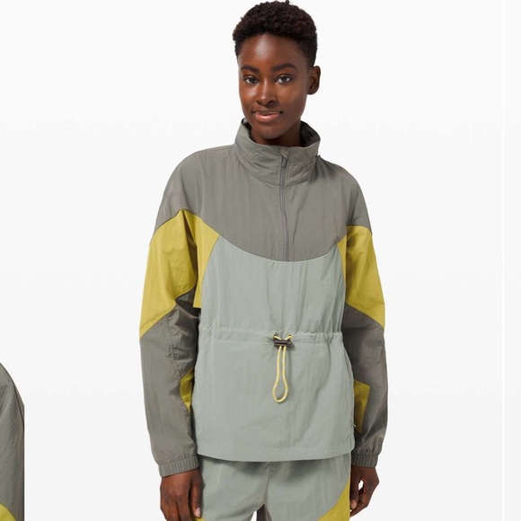 lululemon Evergreen Anorak Jacket - grey sage 6 - Picture 5 of 9